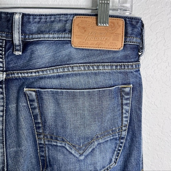 Diesel Jeans Men 32 X 30 Zantiny Bootcut Medium Wash Y2K CL - Picture 4 of 11